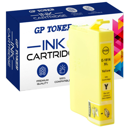 Kompatibilní inkoustová kazeta Epson T1814 XP102 XP202 XP205 XP30 XP305 XP405 - GP-E1814 žlutá