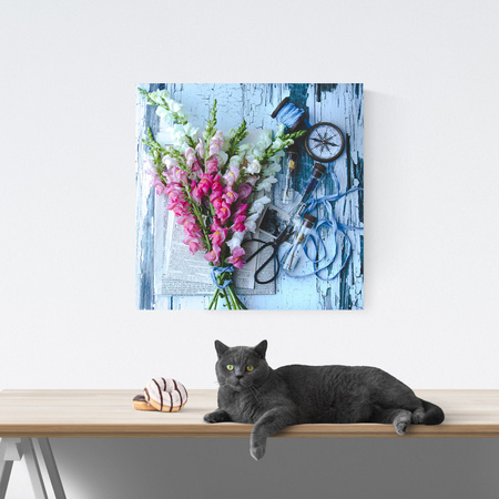 Obrazna plátně Botanika Kytice z hledíků 40x40 cm