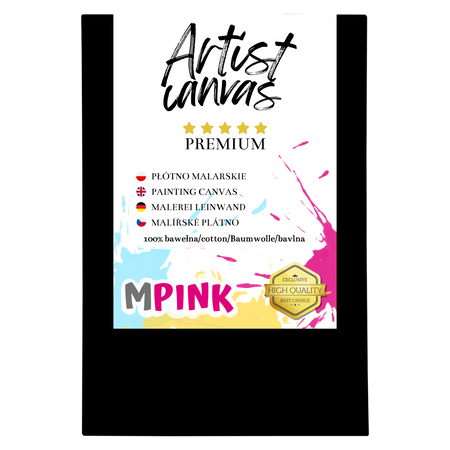 Malířské plátno 80X100 cm Černé plátno Ideální pro malování