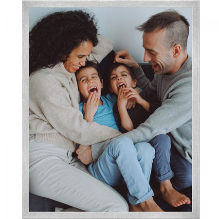 Fotorámeček 50x70 cm stříbrný - fotorámeček