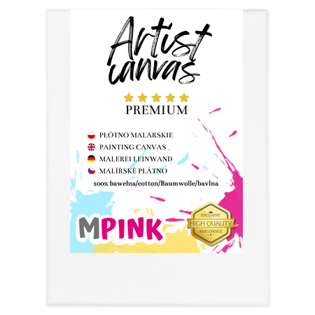 Malířské plátno 40X60 cm Bílé plátno Ideální pro malování