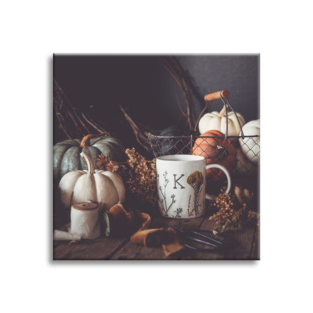 Obraz na plátně Retro Vintage Pumpkins Autumn 90x90