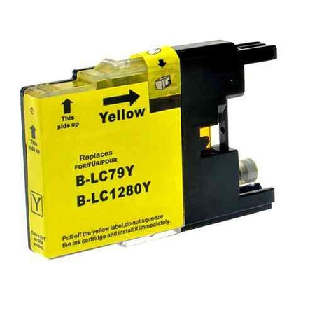 Kompatibilní inkoustová kazeta Brother LC1280Y - MFC J6510, J6710, J6910 - GP-B1280Y žlutá