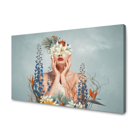 Obraz na plátně Různé květiny Žena Příroda 120x80 cm