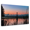 Obraz Windmill Sky Nature Sunset Lake Grass 90x60