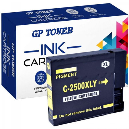 Náhradní inkoust pro Canon PGI-2500XLY Maxify iB4000 iB4050 iB4150 MB5000 MB5155 MB5350 MG5450- GP-C2500XL Y