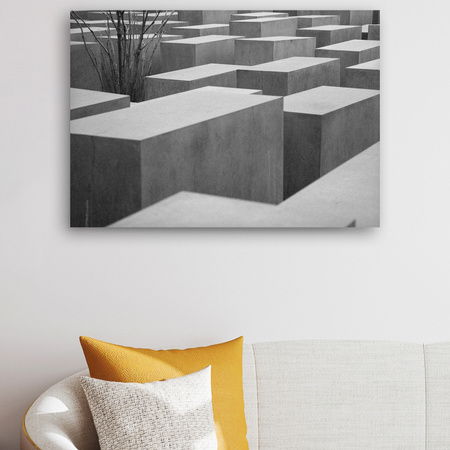 Obraz na plátně Abstraktní betonové kostky 90x60