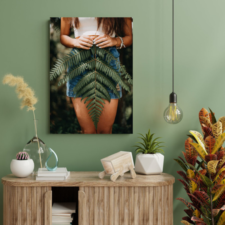 Obraz na plátně Botanika Kapradinový list 30x40 cm