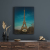 Obraz na plátně Architektura Eiffelova věž 30x40 cm