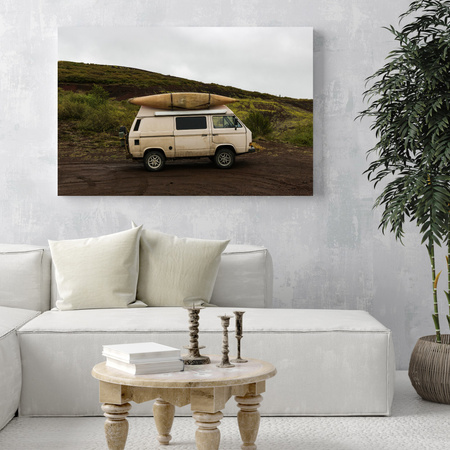 Obraz na plátně Vintage Campervan 100x80 cm