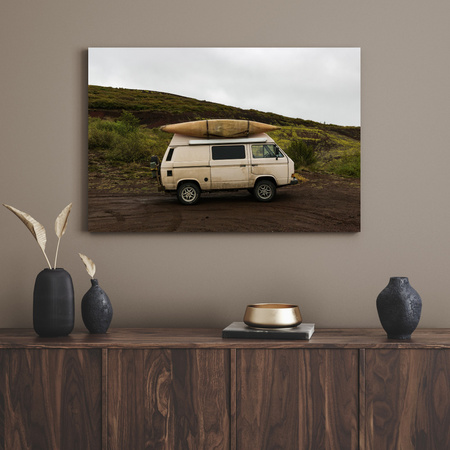 Obraz na plátně Vintage Campervan 100x80 cm