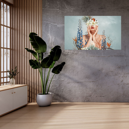 Obraz na plátně Různé květiny Žena Příroda 120x80 cm