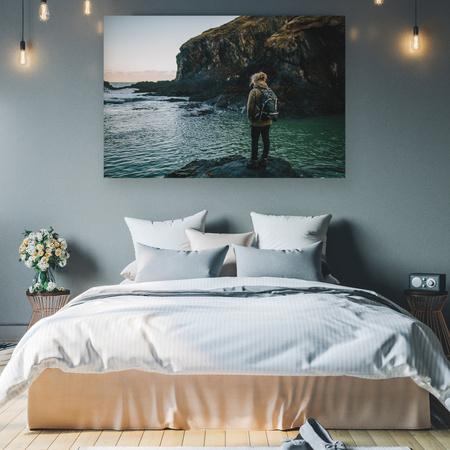 Obraz na plátně Hory Lezení Příroda Cliffs Příroda 90x60