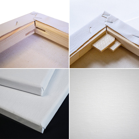 Malířské plátno 40X90 cm Bílé plátno Ideální pro malování