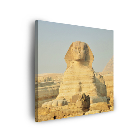 Obraz na plátně Architektura Egypt Sfinga 90x90 cm